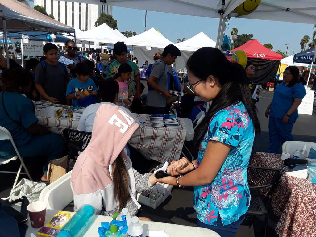 Health screening Compton 2018