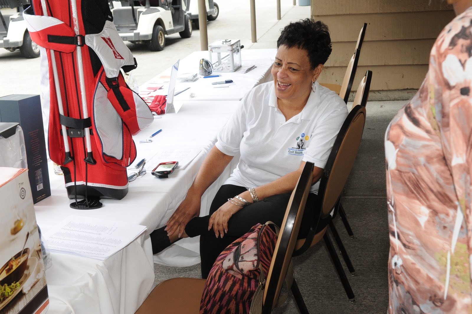 CHO golf tournament registration table