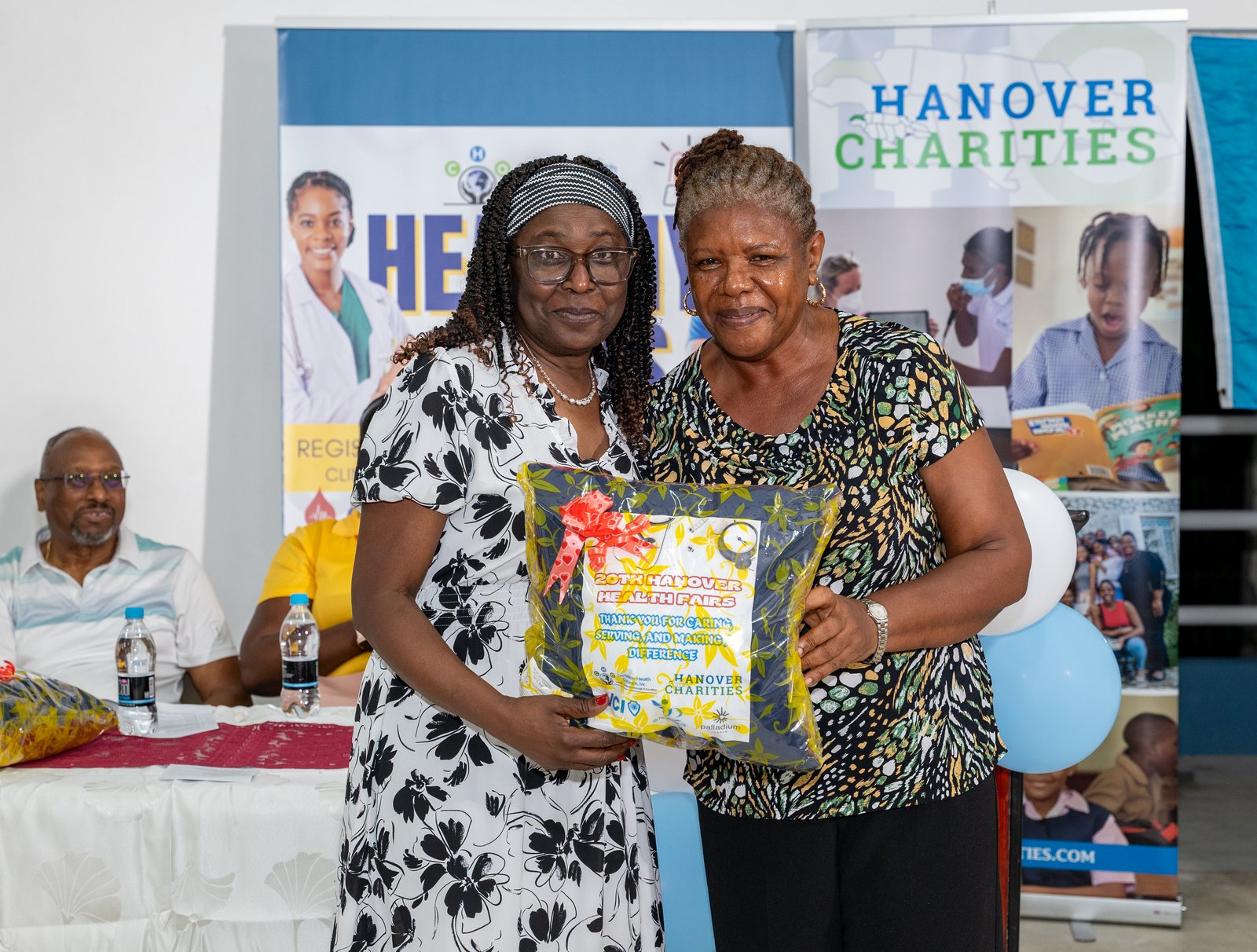 CHO Healthy Days gift presentation with Hanover Charities