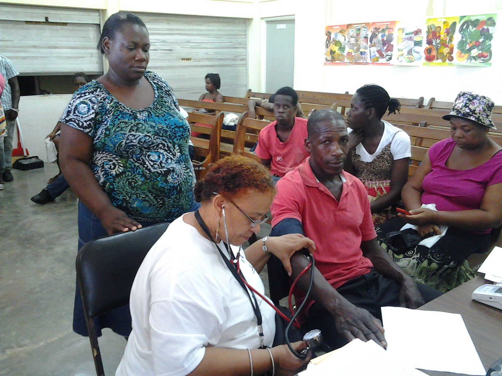 CHO blood pressure check Jamaica mission