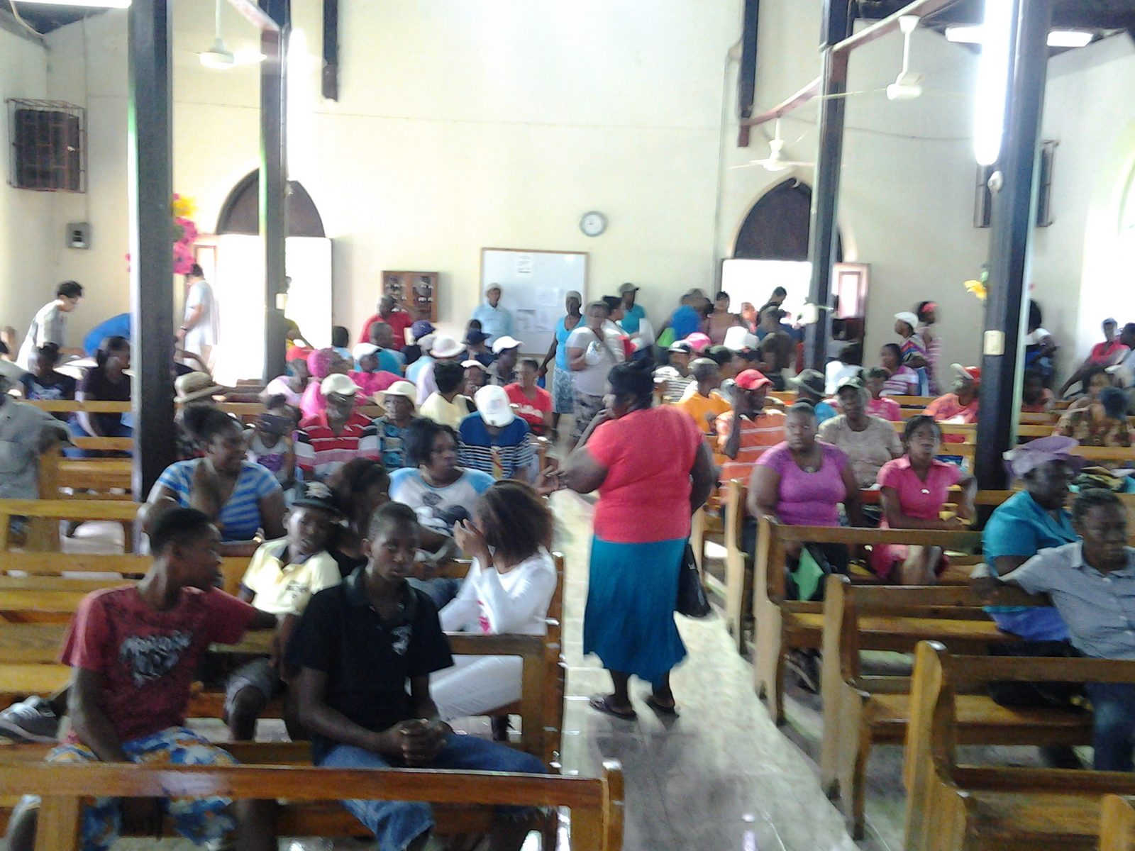 CHO community hall gathering Jamaica