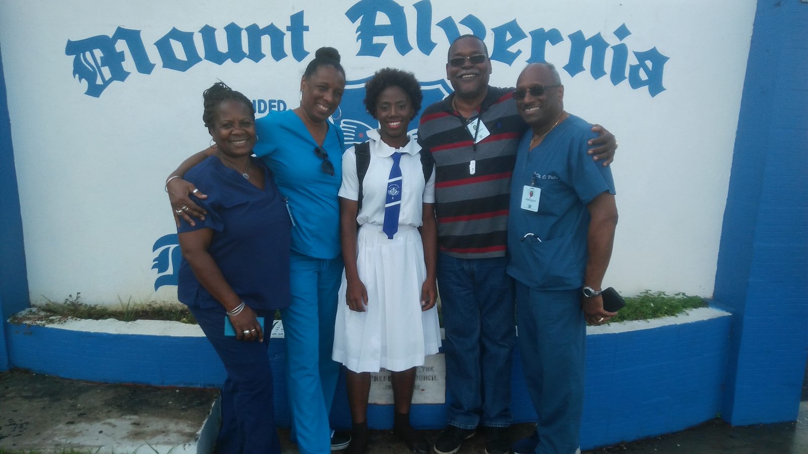 CHO volunteers at Mount Alvernia school Jamaica