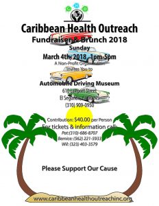 CHO Fundraiser Brunch Flyer, Mar 4, 2018
